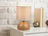 Lampe de table LUCI marron et blanche, 1xE14x40W, tissu, Voir les images du produit 7