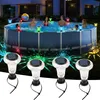 Solar Pool Licht 6er Set, LED Solar Gartenlichter IP65 Produktbild-Vorschau 1