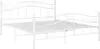 A white metal bed frame. Produktbild-Vorschau