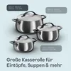 BergHOFF Home Kochtopf 24 cm Edelstahl mit Deckel, 6,7 l, Produktbild-Vorschau 3