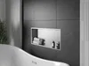 Mexen X-Wall-R zapuštěná police s límcem 75 x 30 cm, inox - Náhled obrázku produktu 2