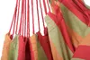 A close-up view of the fabric and ropes of a hammock chair. Náhled obrázku produktu