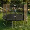 Aga SPORT PRO Trampolin 430 cm Schwarz + Sicherheitsnetz + Produktbild-Vorschau 3