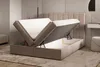Kontinentalbett aus Samt, Polsterbett, Boxspringbett, Produktbild-Vorschau 4