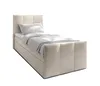 AX LIVING Levente Bett mit Bettkasten 90x200 Beige Boxbett Produktbild-Vorschau 2