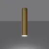 A single cylindrical light fixture hanging from a ceiling. Voir les images du produit