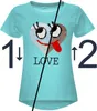 BEZLIT Mädchen Wende Pailletten T-Shirt mit Herz-Motiv Grün Produktbild-Vorschau 4