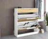 Schuhschrank Oliva 1 Basic weiß-eiche wotan Produktbild-Vorschau 4