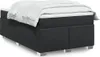 vidaXL Boxspringbett mit Matratze Schwarz 120x200 cm Produktbild-Vorschau 2