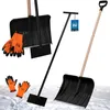 KOTARBAU® Set Schneeschaufel mit Holzstiel 131 cm Produktbild-Vorschau 1