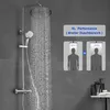 JOHO 304 Edelstahl Duschset mit Thermostat Duscharmatur Produktbild-Vorschau 2
