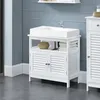 [cs.casa]® Koupelnová skříňka s policí - Bílá - 60 x 60 x Náhled obrázku produktu 5