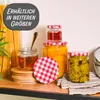 Praknu 12 słoików do przetworów 500 ml z zakrętką, etykiety Podgląd zdjęcia produktu 8