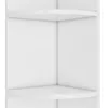 A white corner shelf unit. Produktbild-Vorschau