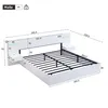 Flieks houten bed, tweepersoonsbed 160x200 cm met USB-poort Productafbeelding-voorbeeld 4