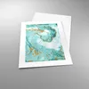 Poster - Poster ohne Rahmen - Abstraktion blau Wasser Produktbild-Vorschau 3