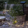 LED Solar Lichterkette 4,9m Kunststoff Silber / Warmweiß Produktbild-Vorschau 10