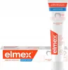 A tube of Elmex toothpaste and its box are shown against a white background. Produktbild-Vorschau