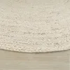 TT Home Wohnzimmer Teppich Jute Rund Modern Boho Ethno Produktbild-Vorschau 2