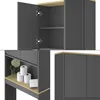 Armoire de toilette Vicco Livia Anthracite 60x163cm, Model Voir les images du produit 5