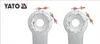 Yato YT-0398, Chrom, Gerade, 12 Stück(e) Produktbild-Vorschau 2