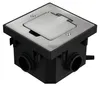 Edelstahl Einbausteckdose IP44 mit Klappdeckel I Serie AP-1 Produktbild-Vorschau 2