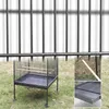 Voliera per uccelli gabbia per uccelli in metallo casa per Anteprima dell’immagine prodotto 6
