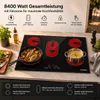 Glaskeramikkochfeld  5 Zonen, Elektrokochfeld 77 cm, Produktbild-Vorschau 3