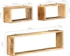 3-tlg. Würfel-Wandregal-Set Massivholz Mango Produktbild-Vorschau 5