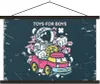 MuchoWow® Textilposter Jahrgang - Astronaut - Auto 60x40 cm Produktbild-Vorschau 1