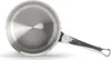 A stainless steel saucepan shown from a top-down, slightly angled perspective against a white background. Voir les images du produit