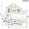 Flieks Etagenbett 90x200cm mit Schubladen, Kinderbett Produktbild-Vorschau 5