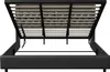 CDGlobal čalúnená posteľ 180x200cm s funkciou nabíjania Náhľad obrázku produktu 8