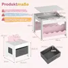 Table pour enfants COSTWAY avec 2 chaises, ensemble de Voir les images du produit 3