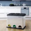 SONGMICS Mülltrenner 3 x 15,0 l edelstahl Produktbild-Vorschau 12