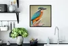 MuchoWow® Gerahmtes Poster Vogel - Eisvogel - Zweig 40x40 Produktbild-Vorschau 3