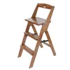 Klappbar Trittleiter 3 Stufen,Holz Tritthocker mit Produktbild-Vorschau 6