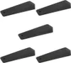 5x sossai Türkeile aus Hartgummi in Schwarz Türstopper Produktbild-Vorschau 1
