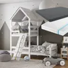 Vitalispa Hausbett Teddy, 90x200 cm mit 2 Matratzen, Weiß Produktbild-Vorschau 4