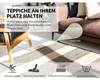 Antislipmat voor tapijt, rond, wit, 110 cm Productafbeelding-voorbeeld 2