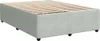 Design Boxspringbett mit Matratze Hellgrau 140x190 cm Samt, Produktbild-Vorschau 10