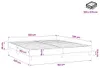 vidaXL Lit boxspring sans matelas noir 180x220 cm velours Voir les images du produit 6