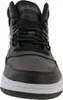 A front view of a black Adidas Hoops 3.0 Mid Classic Vintage sneaker. Produktbild-Vorschau
