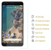 A smartphone screen protector is shown with its features listed next to it. Produktbild-Vorschau