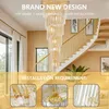 WISFOR 120/140cm plafoniere a spirale gocce di cristallo a Anteprima dell’immagine prodotto 5