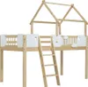 Sweiko Lit surélevé 90x200cm , Lit d'enfant avec protection Voir les images du produit 7