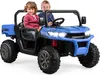 GOPLUS Kinder Elektroauto, 2-Sitzer Kinderauto mit Kippbett Produktbild-Vorschau 1