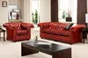 Chesterfield Sofagarnitur Ledersofa 3+2+1 Sitzer Leder Produktbild-Vorschau 1