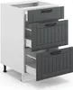 Küchenunterschrank Vicco Fame-Line Anthrazit Landhaus 50 cm Produktbild-Vorschau 5