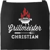 Grill-Schürze für Männer Grillmeister [Wunsch-Name] Produktbild-Vorschau 1